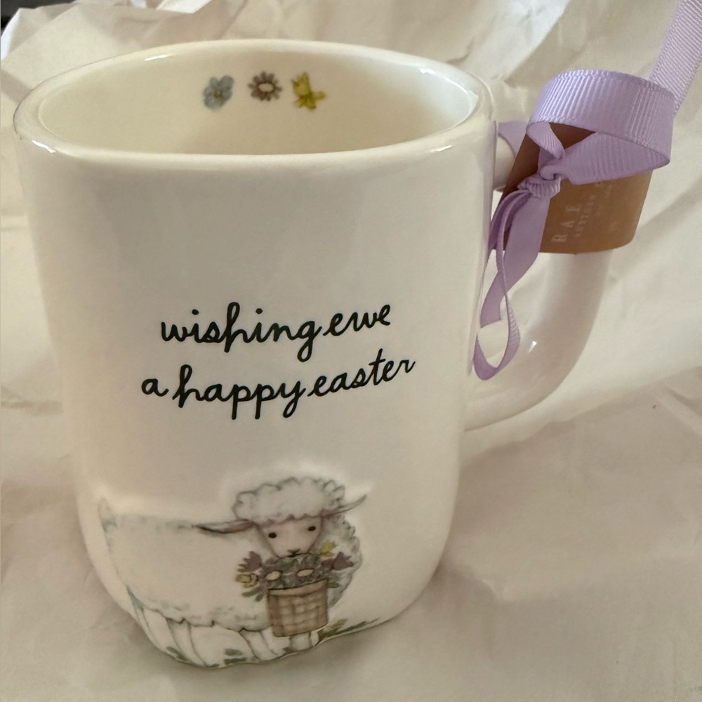 Rae Dunn WISHING EWE A HAPPY EASTER Mug
